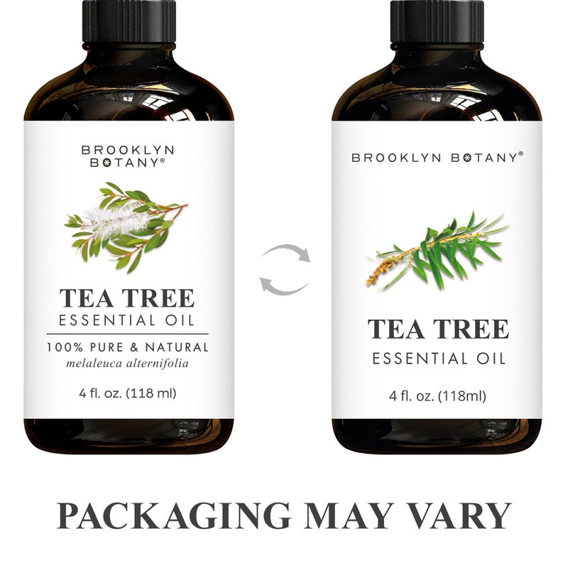 Brooklyn Botany Tea Tree Essential Oil - Huge 4 Fl Oz - 100% Pure and Natural - Premium Grade with Dropper - for Aromatherapy and Diffuser - Image 2